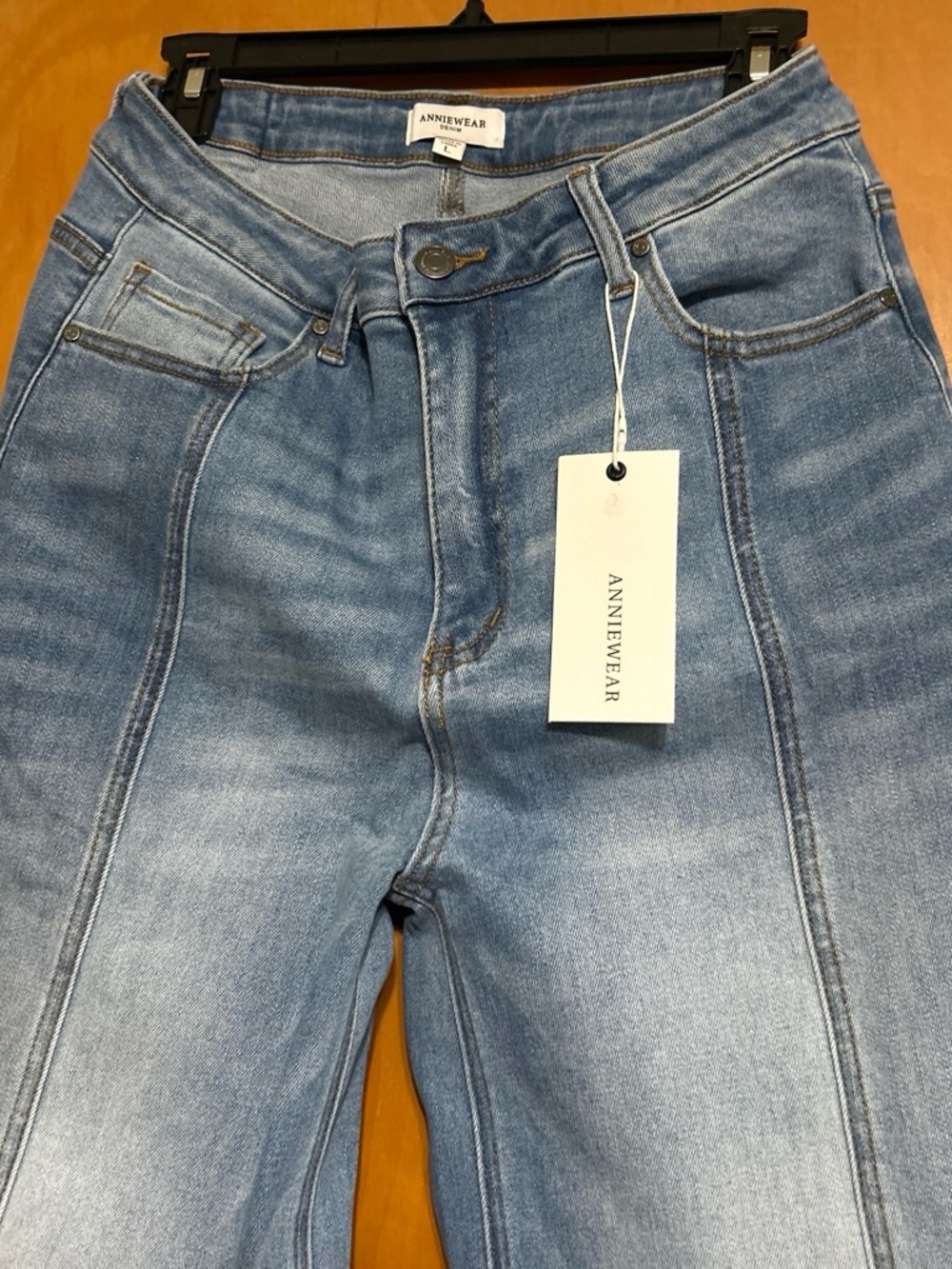 Annie Light Blue Slim Straight Jeans